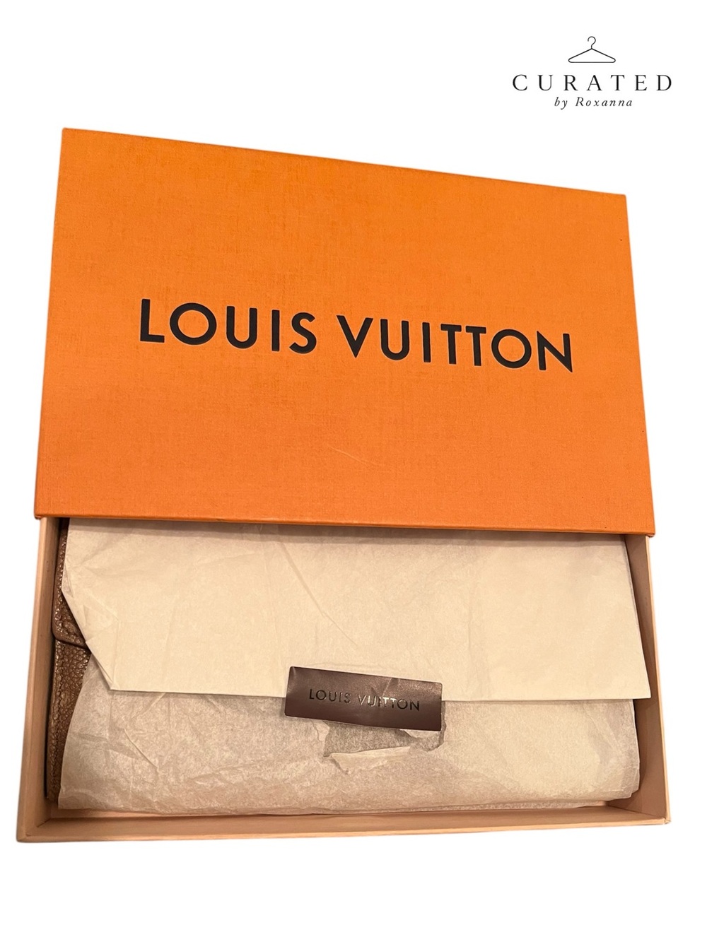 Louis Vuitton Monogram Empreinte Sarah Wallet Taupe + COA & Box - Picture 3 of 15